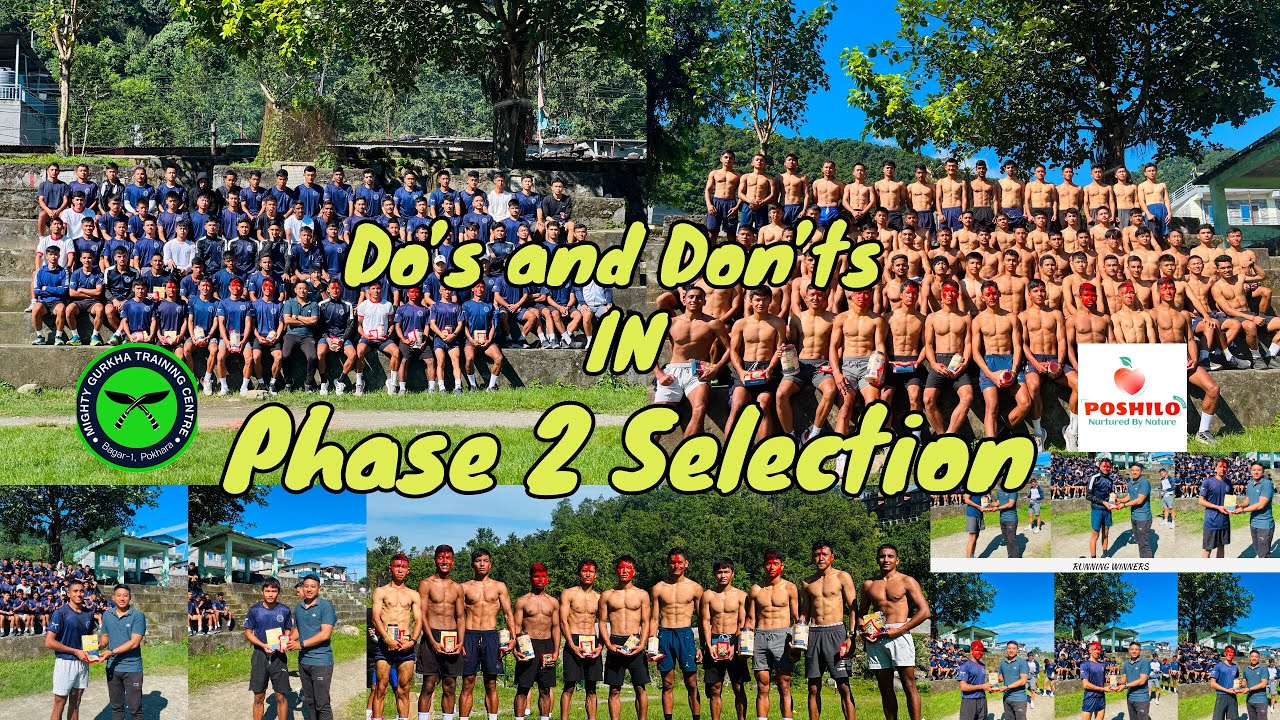 Do’s and Don’ts for Phase 2 Selection | Mighty Gurkha Training Centre