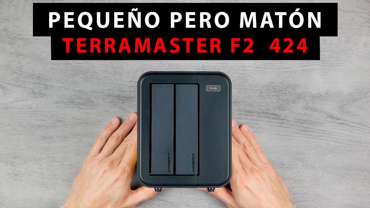Tu nube privada NAS Terramaster F2-424. No dependas de Google