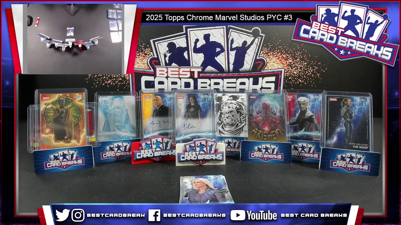 EBAY - 2025 Topps Chrome Marvel Studios 8 Box Case Break PYC #3! - 1/5/26