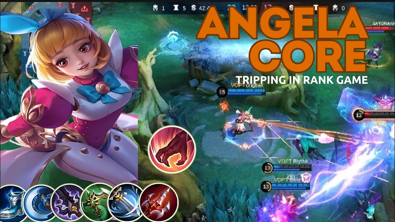 Trippings in RG ( Angela Core) | MLBB Gameplay | 5man Game