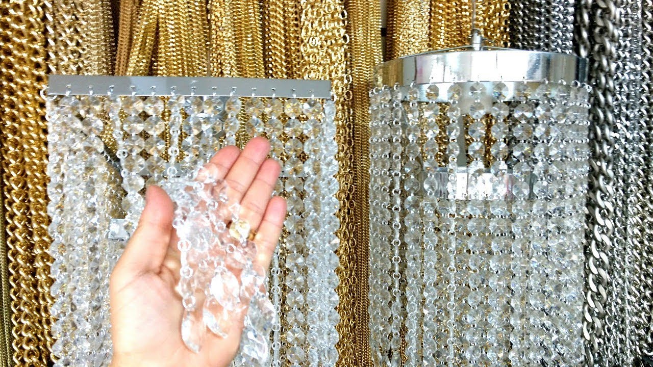 HOMEDECOR BASES PARA LUSTRE DE CRISTAL + 2 FORMAS DE MONTAR