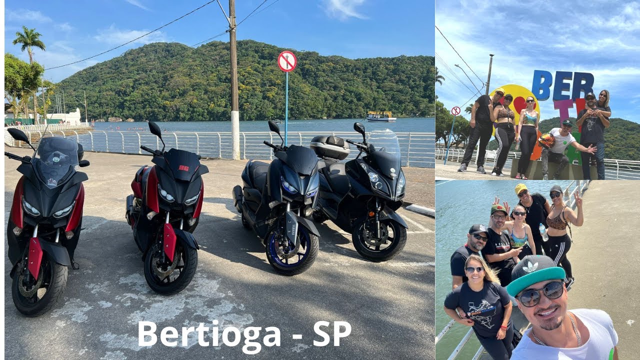 Viagem de Scooter a Bertioga litoral norte de São Paulo