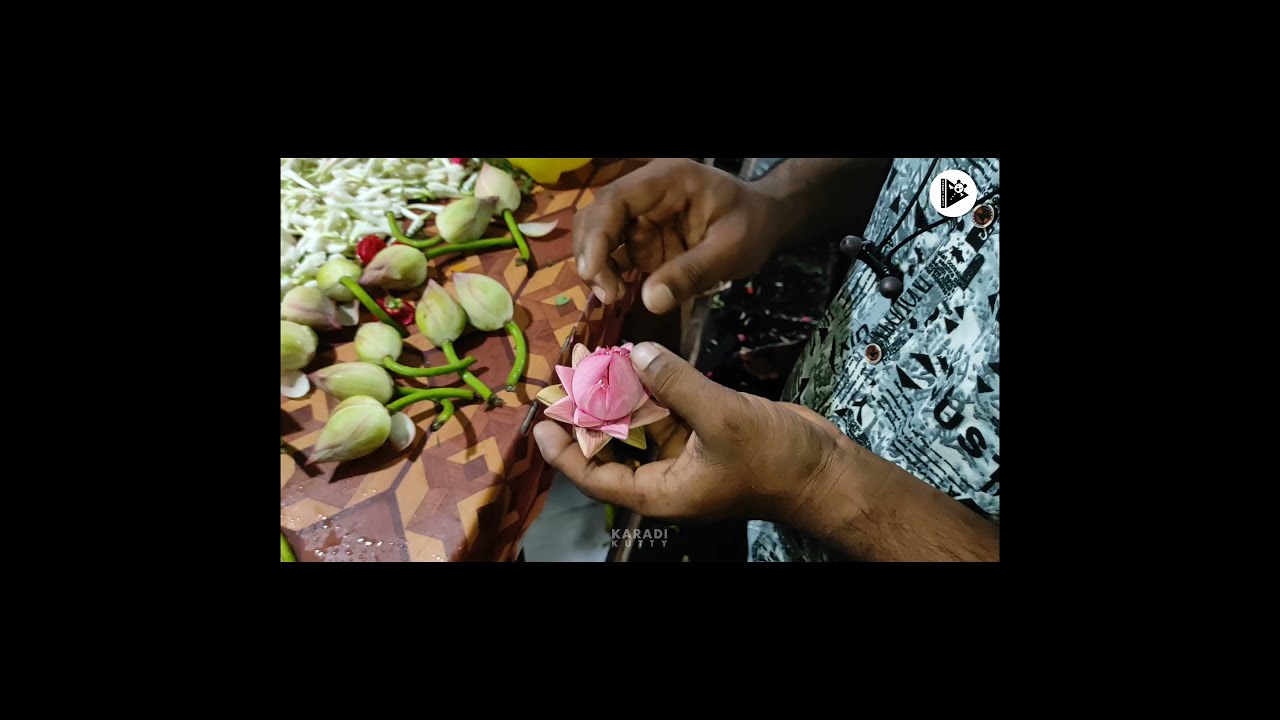 How to fold lotus petals