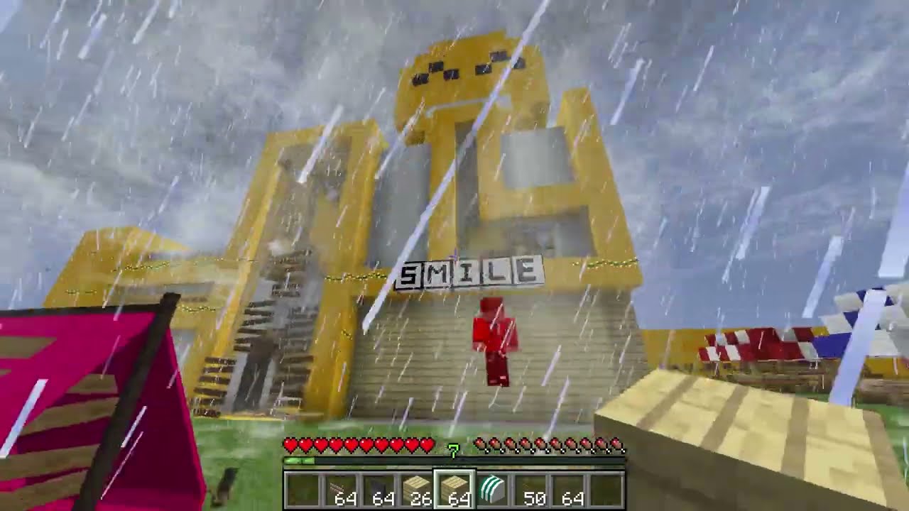 TORNADO NOOB vs PRO vs HACKER vs GOD w Minecraft!