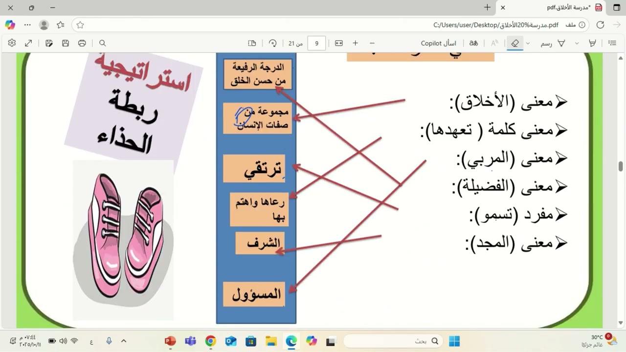 فيديو مدرسة الاخلاق