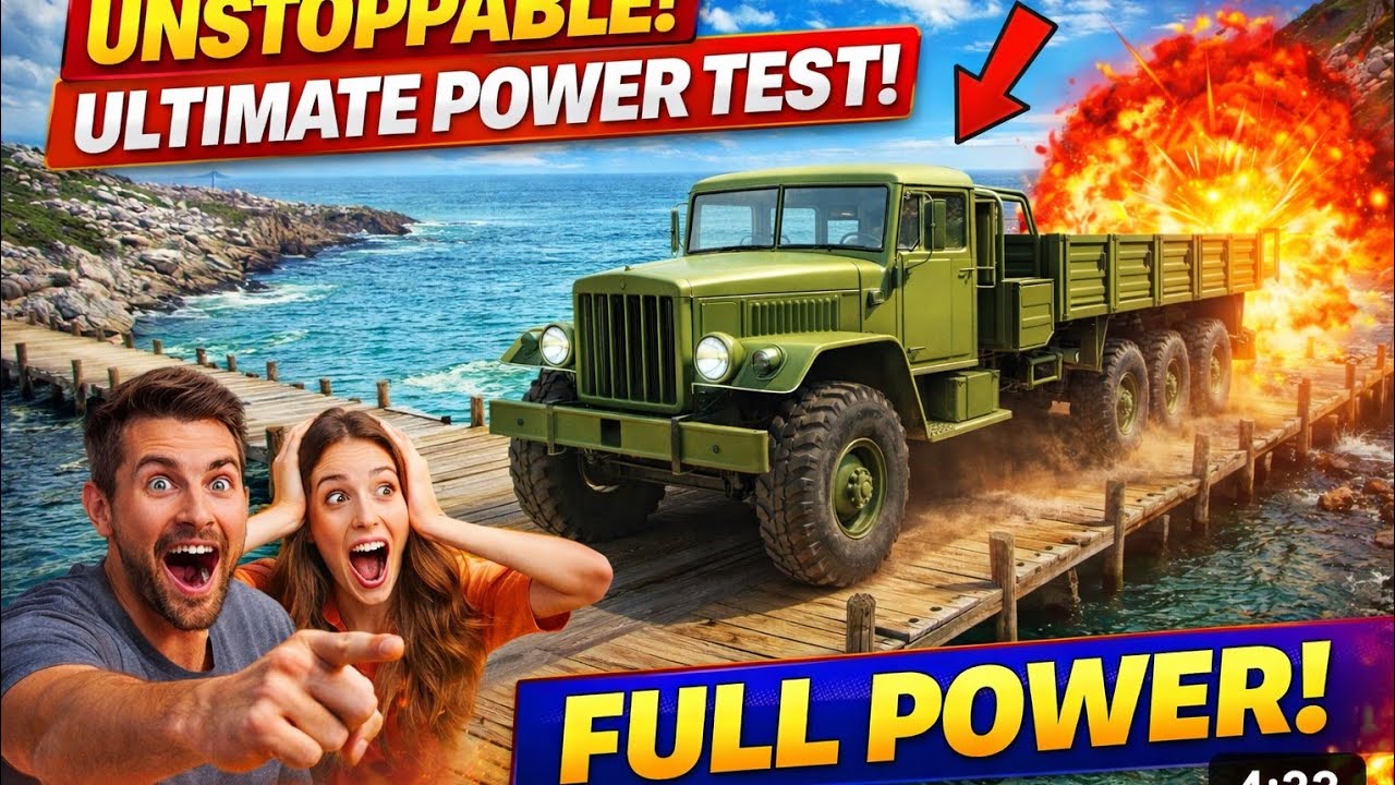 This RC Army Truck Faced a Deadly Bridge 😱 | Toy Truck Adventure