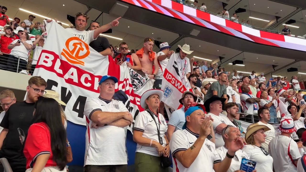 IT&rsquo;S COMING HOME: England fans celebrate World Cup win over Croatia in Dallas