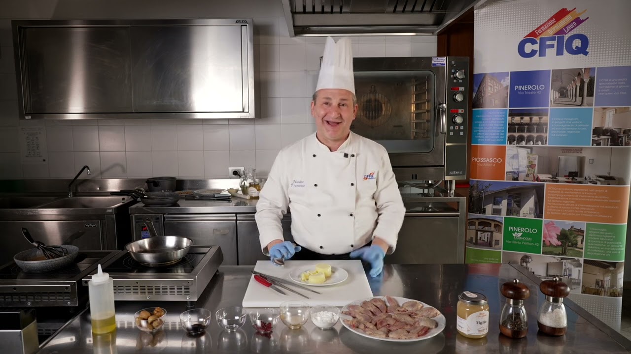 Petto e cosciotti di quaglia con salsa di mandarini, pepe rosa e mieli di Tiglio