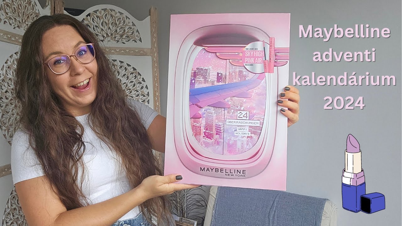 Maybelline adventi kalendárium 2024 - Unboxing magyar