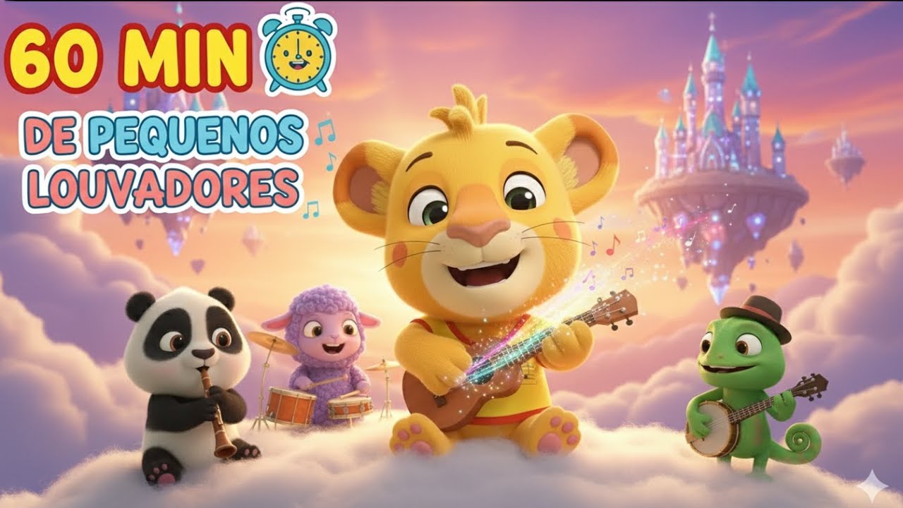 O Melhor do Louvor Kids (60 Minutos) ✨ Músicas Gospel para Edificar a Família