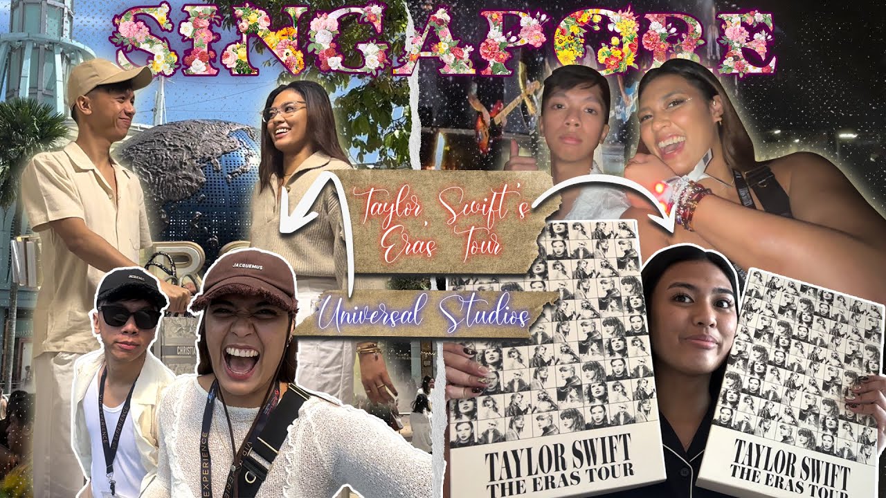 Quick Singapore!!! ERAS TOUR + Universal Studios SG! | Celine Domingo