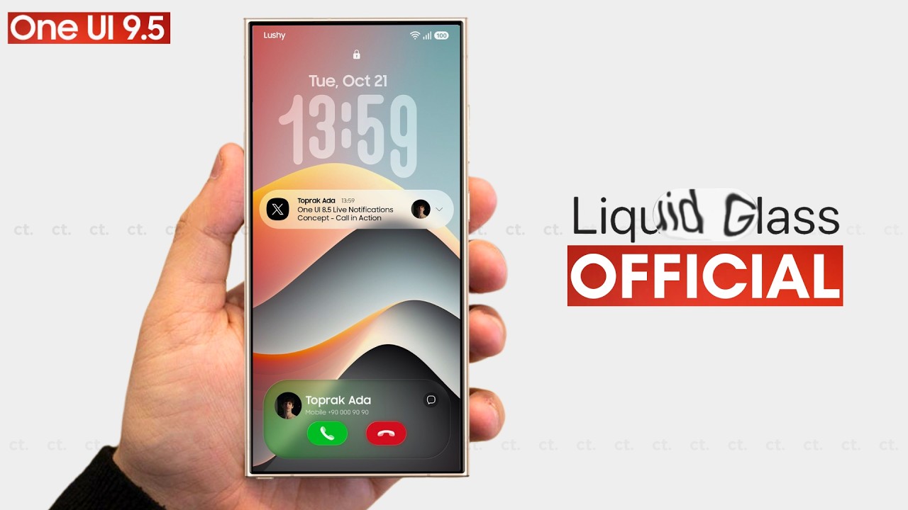 Samsung One UI 9.5 &mdash; Жидкое стекло!