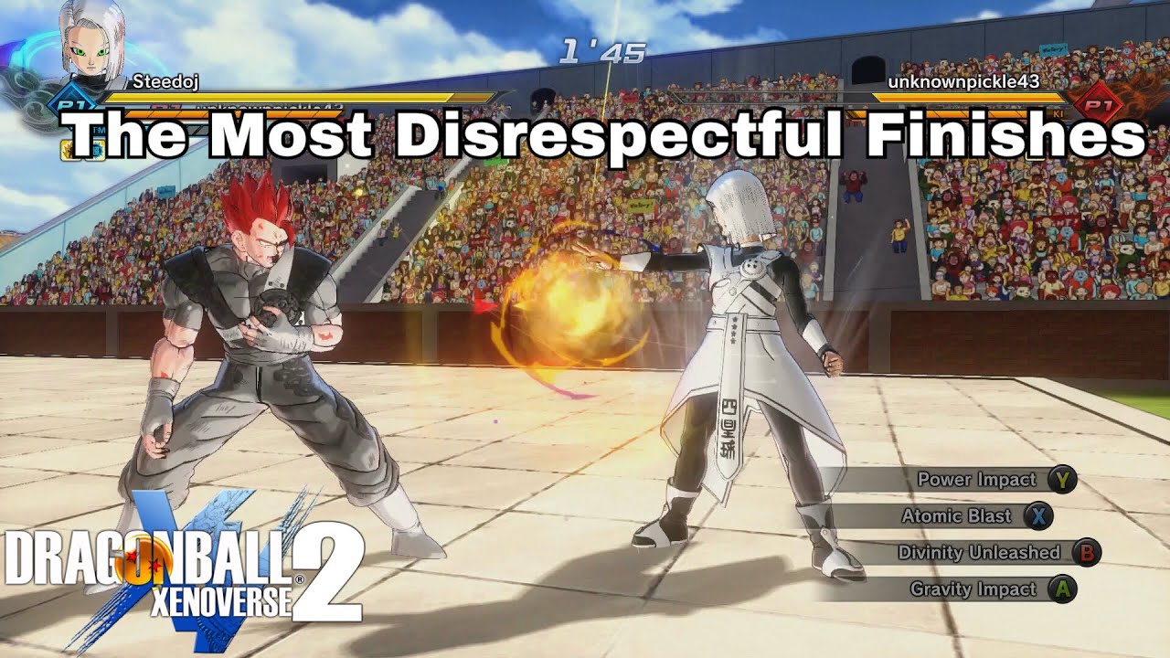 More Disrespectful Finishes In Dragon Ball Xenoverse 2  - Female Custom Character Themed