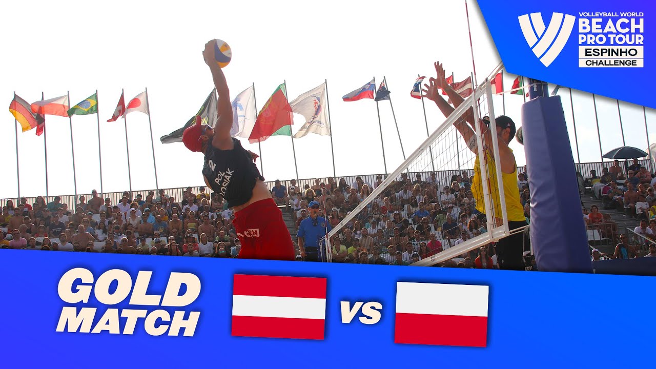 Ermacora/Pristauz vs. Bryl/Losiak - Gold Match  Highlights Espinho 2022 #BeachProTour