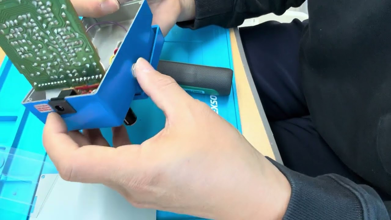 페달 입출력 소켓 부식 제거