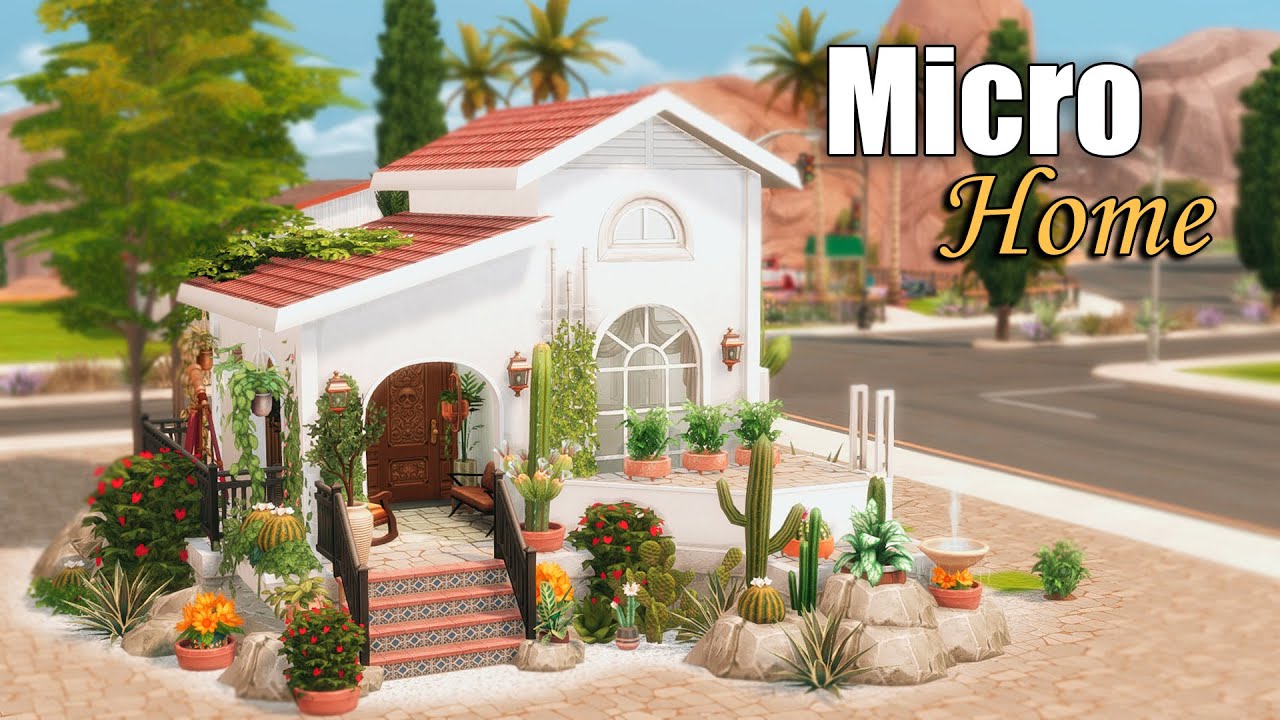 DESERT MICRO HOME : The Sims 4 Businesses & Hobbies : #sims4build