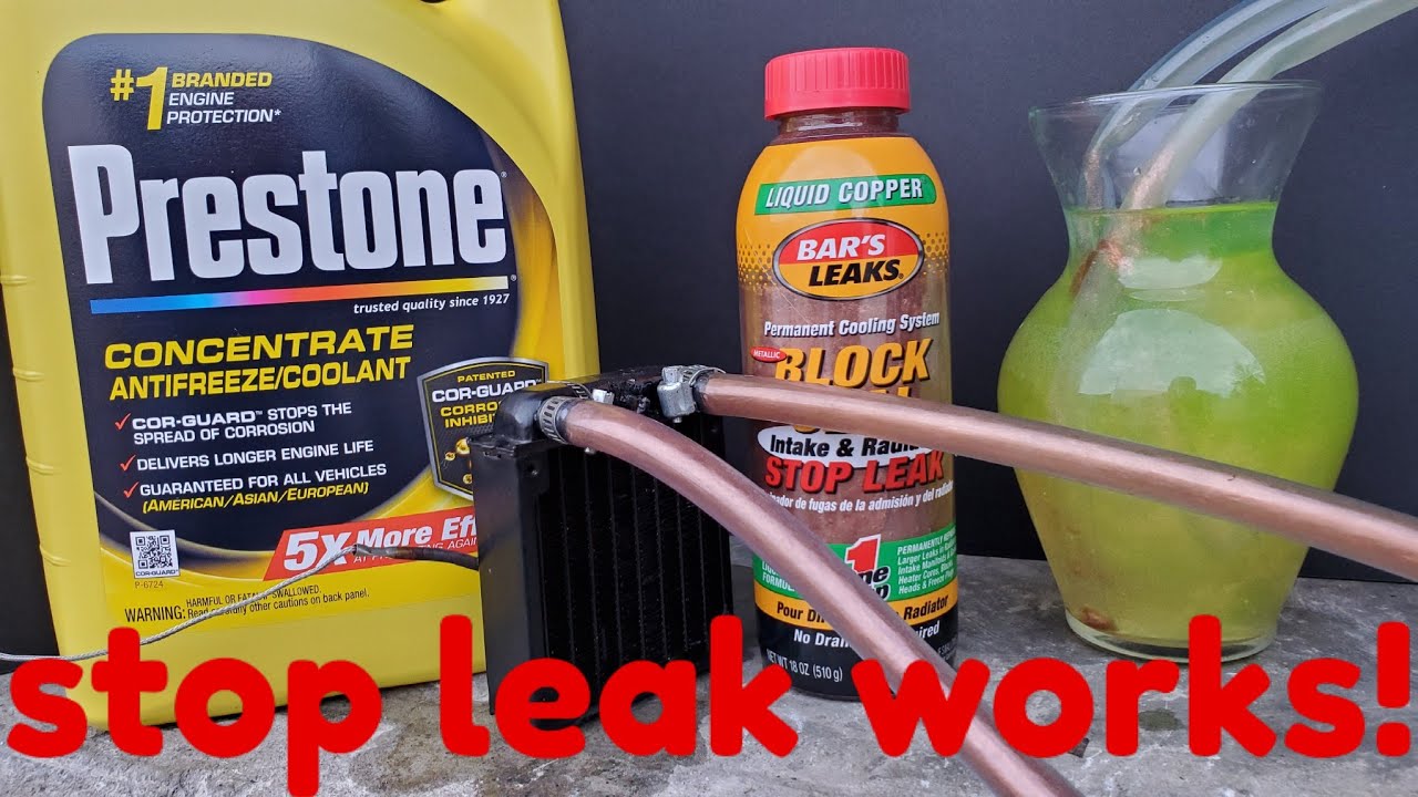 Bar's stop leak works!