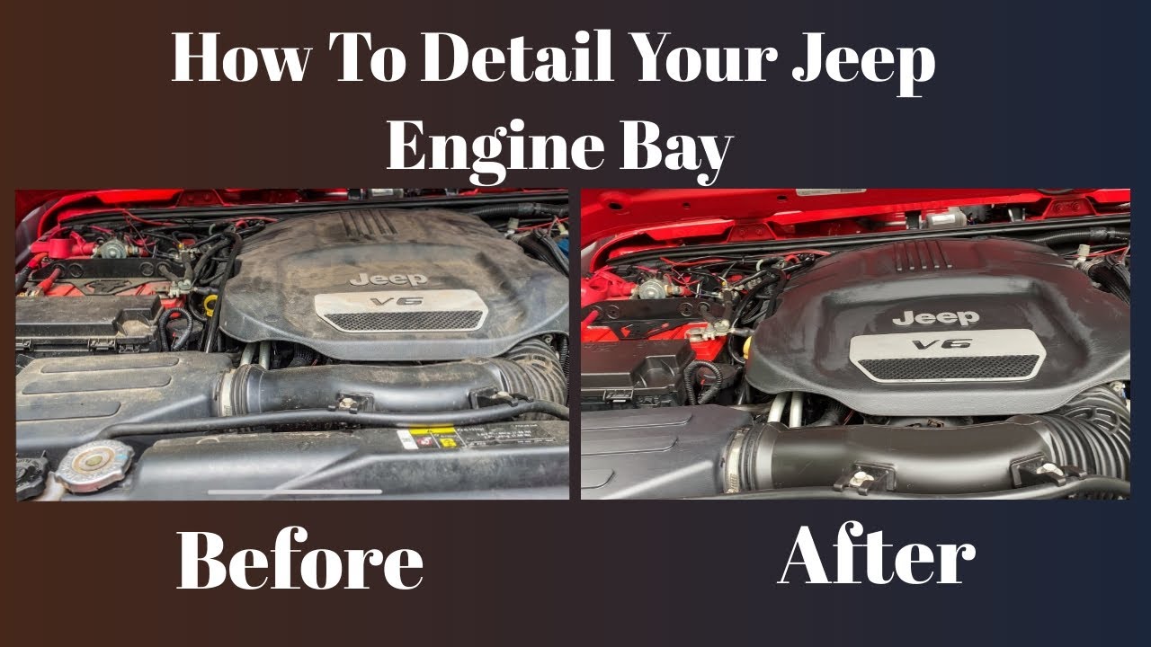 Easy Jeep Engine Bay Detailing