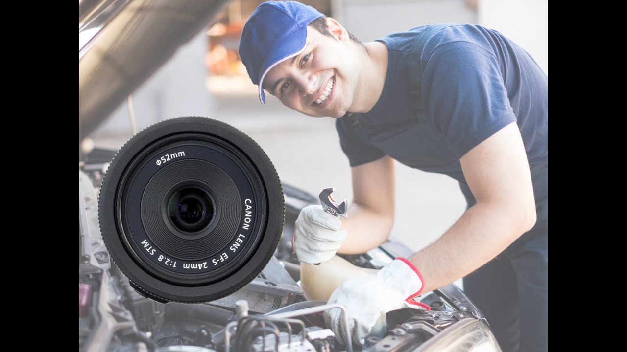 Manuten&ccedil;ao na canon 24mm 2.8 stm