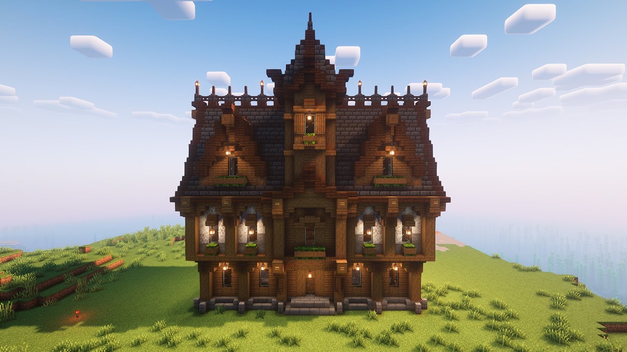 Minecraft Grand Spruce Manor Tutorial