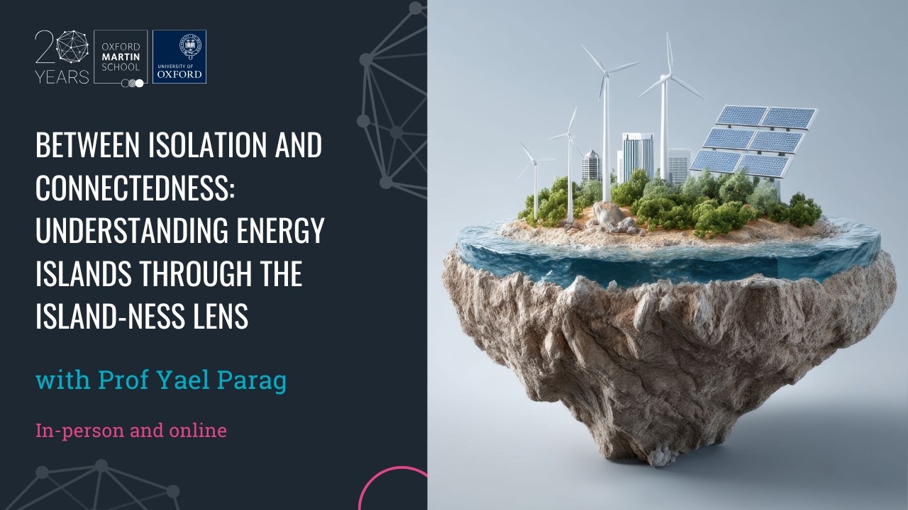 'Understanding energy islands through the island-ness lens' with Prof Yael Parag