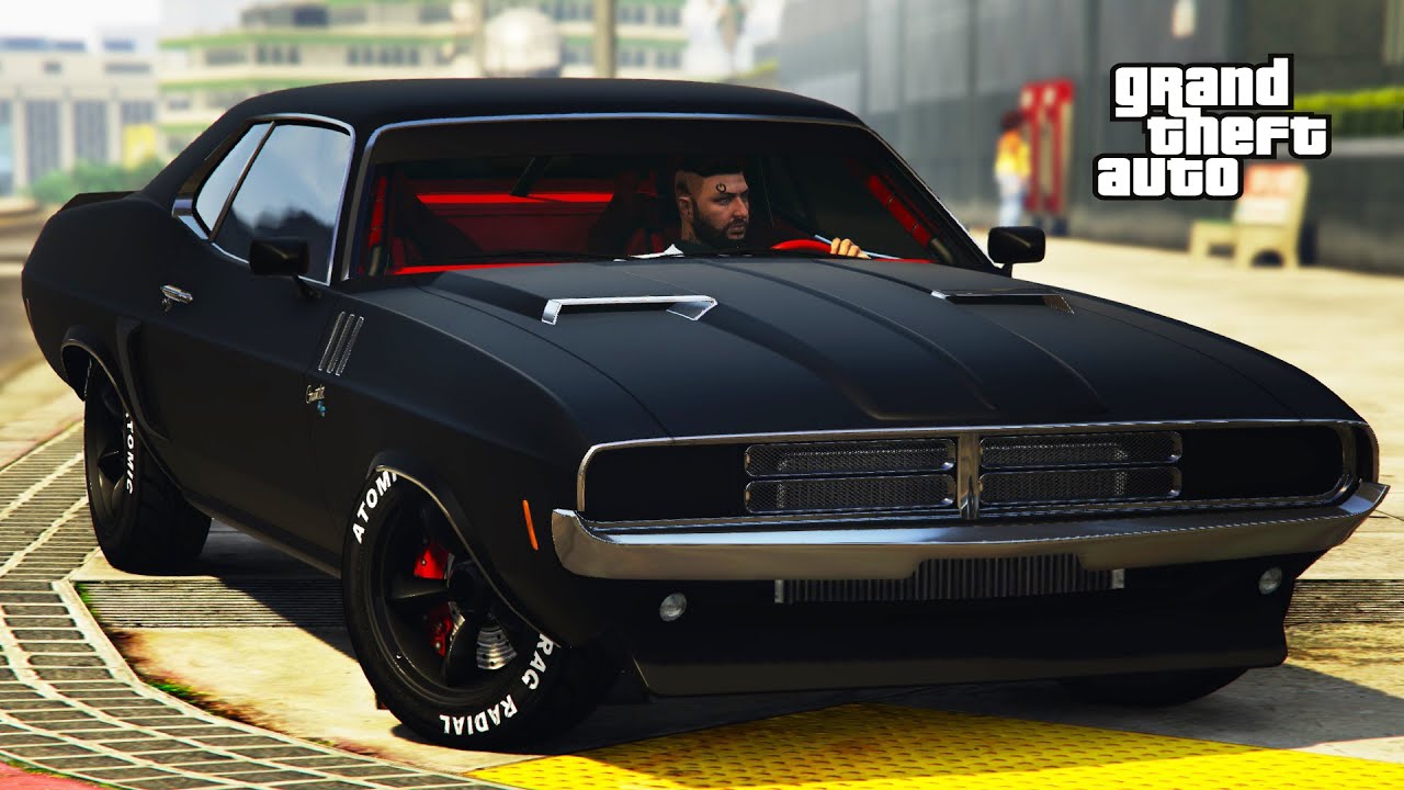Gauntlet Classic Review & Best Customization & Test Drive - GTA 5 Online Dodge Challenger BEAST! NEW
