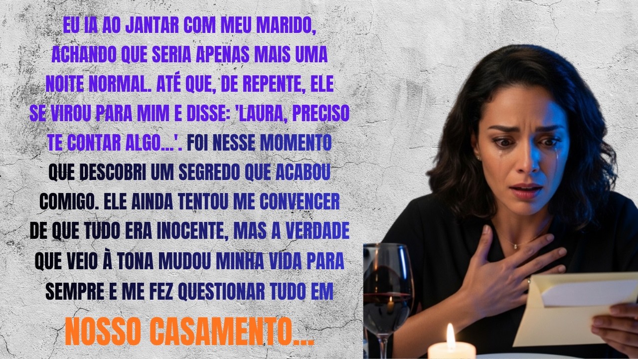 Eu ia ao jantar com meu marido, até descobrir um segredo que acabou comigo  Ele ainda tentou