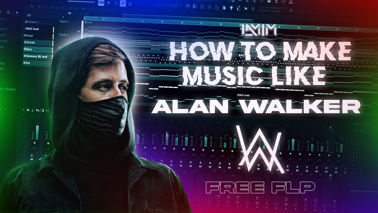 How to make Alan Walker style music (With Free FLP)  Lamim