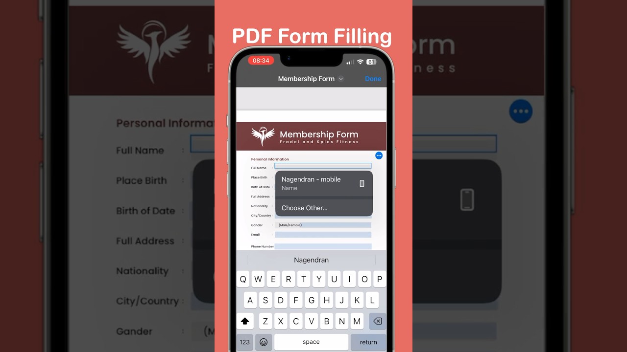 Как заполнять PDF-формы на iPhone
