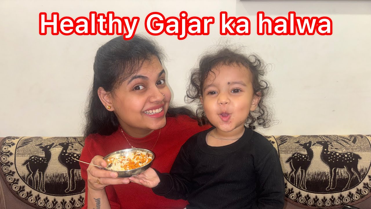 Healthy gajar ka halwa no sugar no jaggery