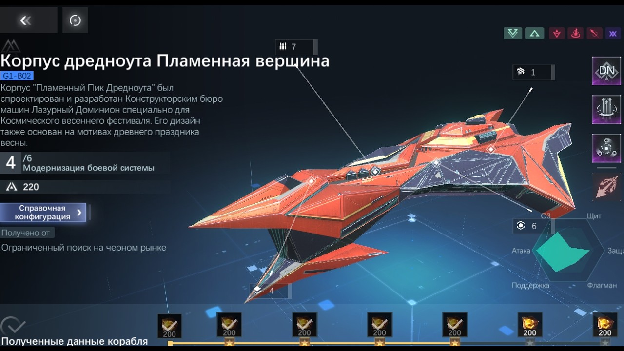 Пик пламени  матрица/сингулярность BB,ND  флот / Flame Peak Matrix/Singularity BB,ND Fleet