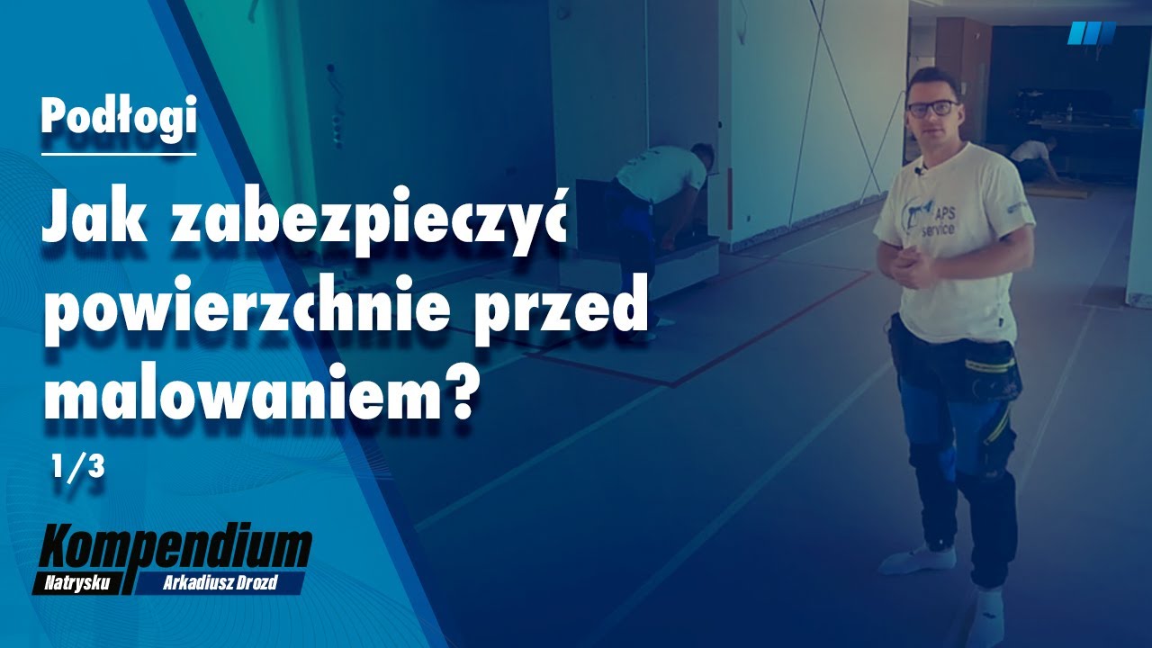 Oklejanie i zabezpieczanie podłogi przed malowaniem - cz.1