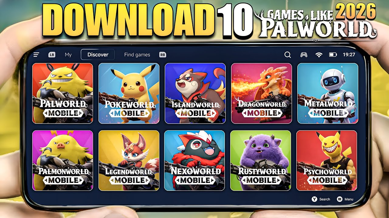PALWORLD MOBILE 😍 LIKE 10 BEST HIGH GRAPHICS (OFFLINE & ONLINE) GAMES 2026🔥 FOR LOWEND MOBILES