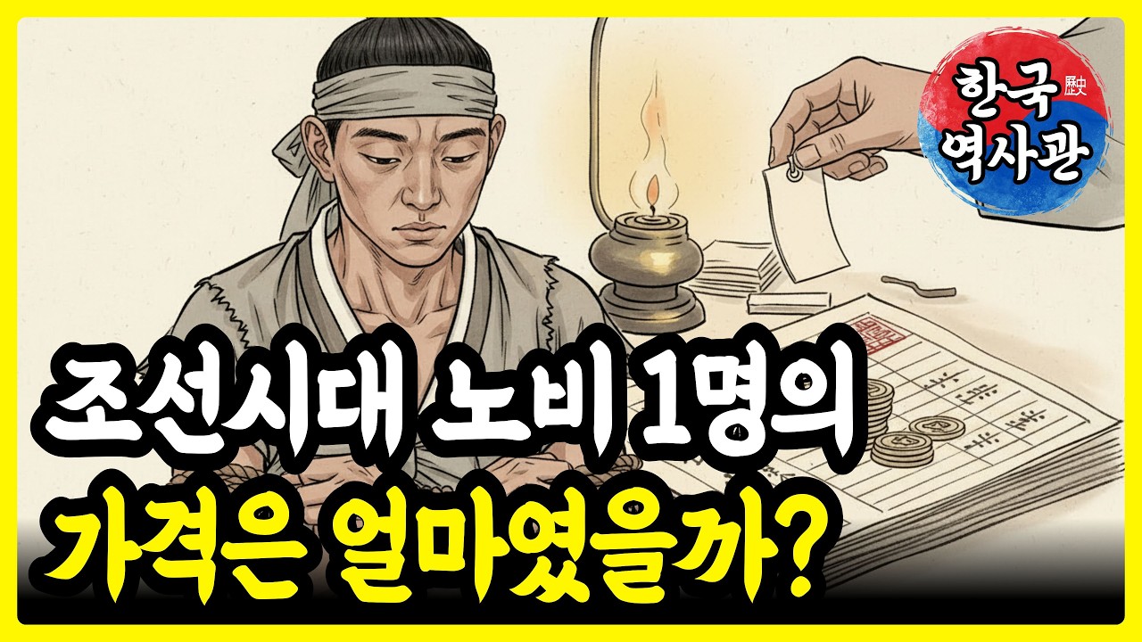 조선 노비 '사람이 말 한 마리보다 쌌다고?' 문서에 적힌 충격적인 조선시대 노비 몸값  | 한국역사관
