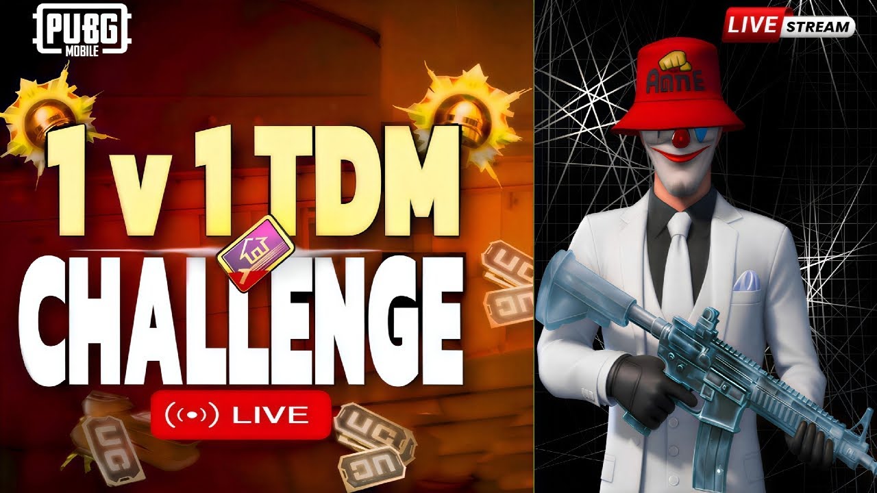 🔴LET'S PLAY 1v1 TDM Room.😱☠️✅ #tdm #1v1 #pubgmobile #bgmi #YouTubeTynix #1NonlyBDTynix