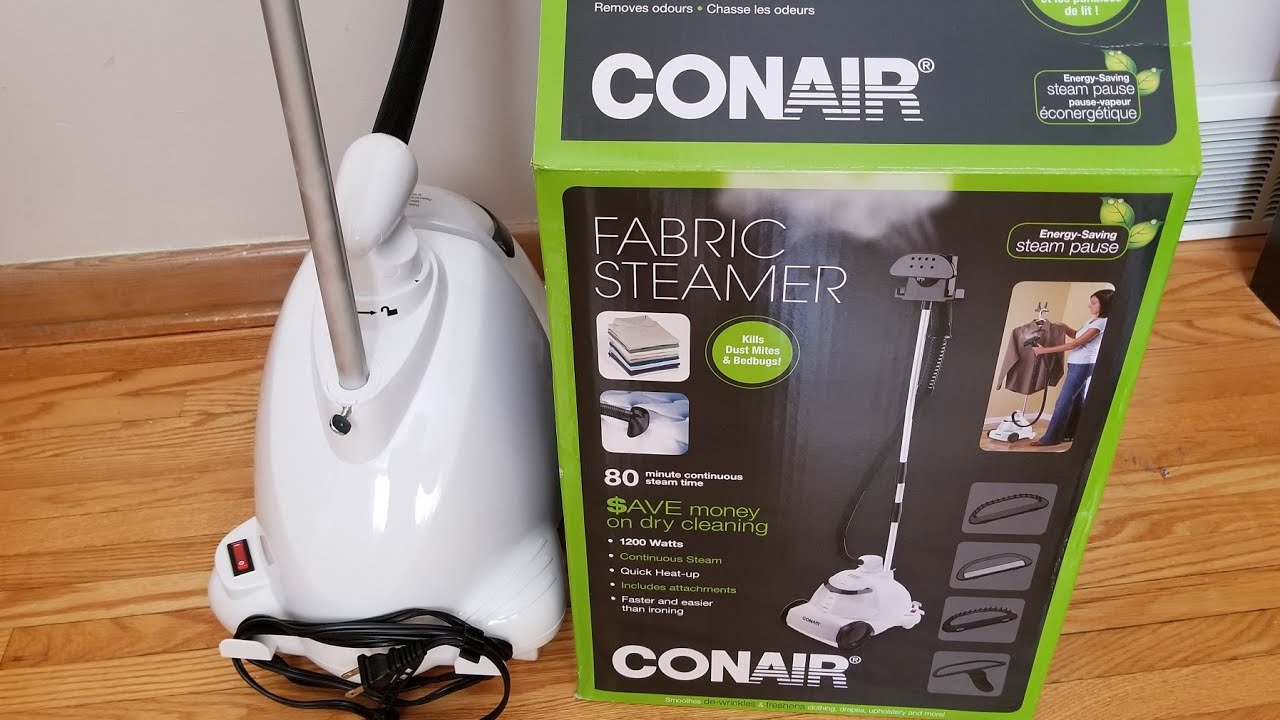 ConAir Fabric Steamer unboxing and use