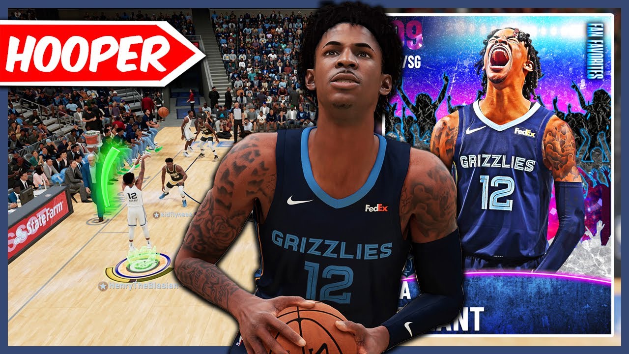 DARK MATTER JA MORANT GAMEPLAY! IS THIS CARD WORTH BUYING IN NBA 2k21 MyTEAM?