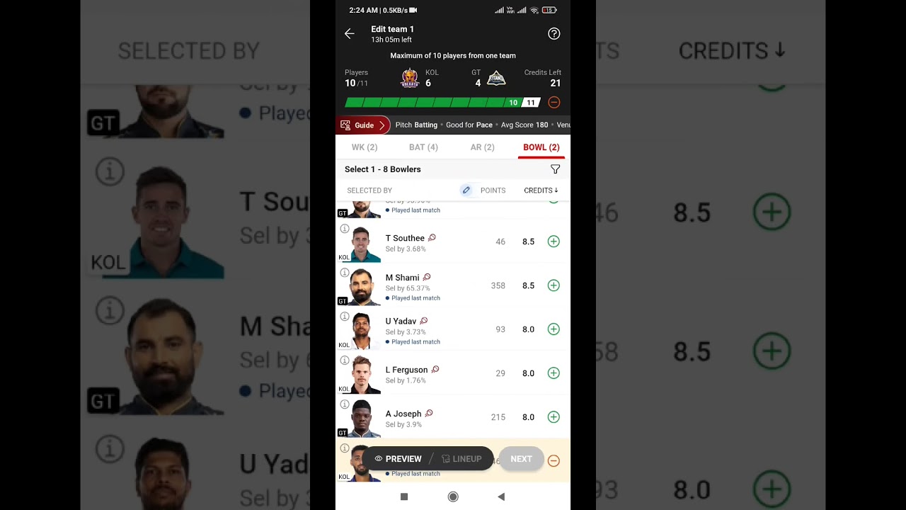 #shortsKKR vs GT Dream Team | KKR vs GT Grand League Teams | KOL vs GT Dream11 Prediction | IPL 2023