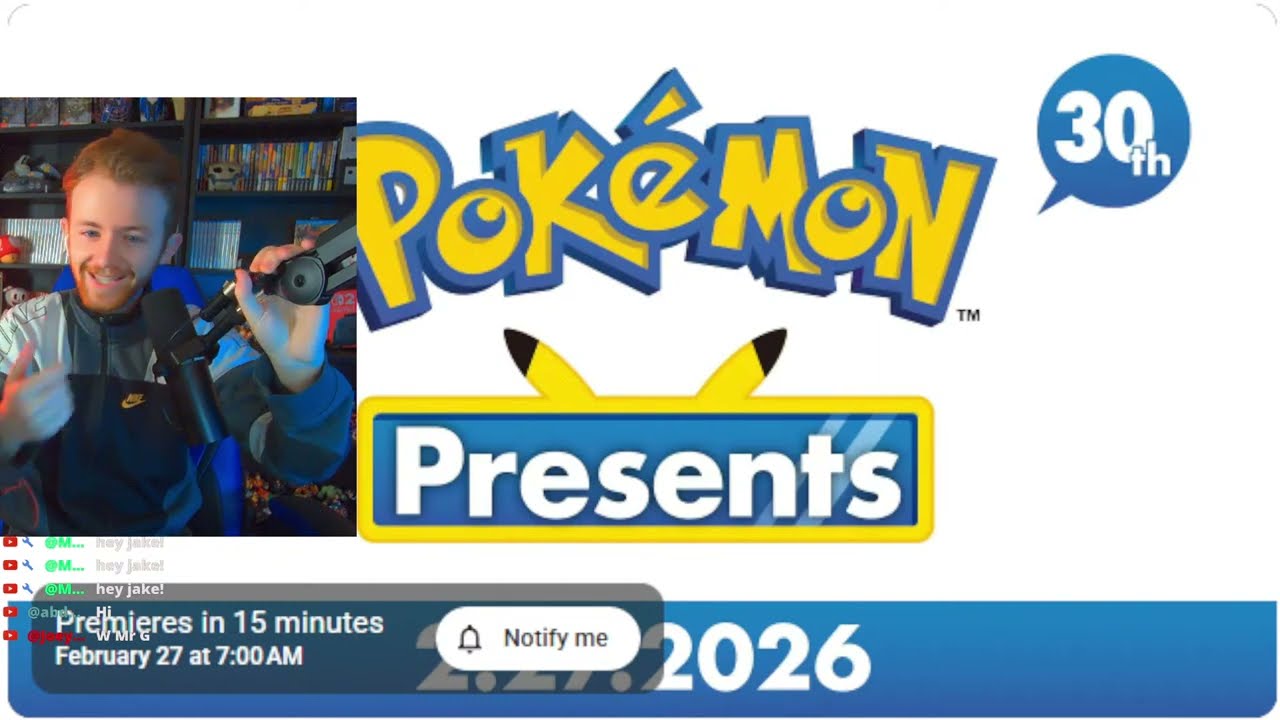 Pokemon Presents 30th Anniversary Reaction