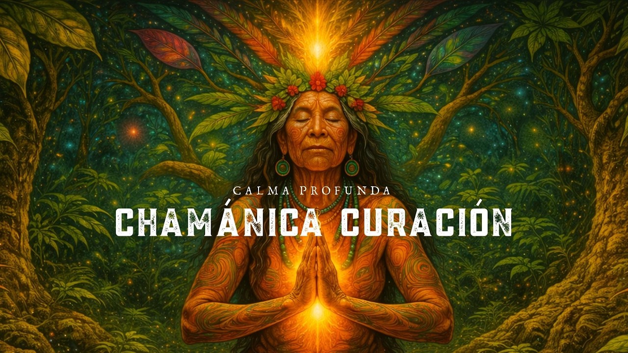 Calma Profunda 🌿 M&uacute;sica CHAM&Aacute;NICA CURACI&Oacute;N CU&Aacute;NTICA Con FLAUTA 432 hz Relajante
