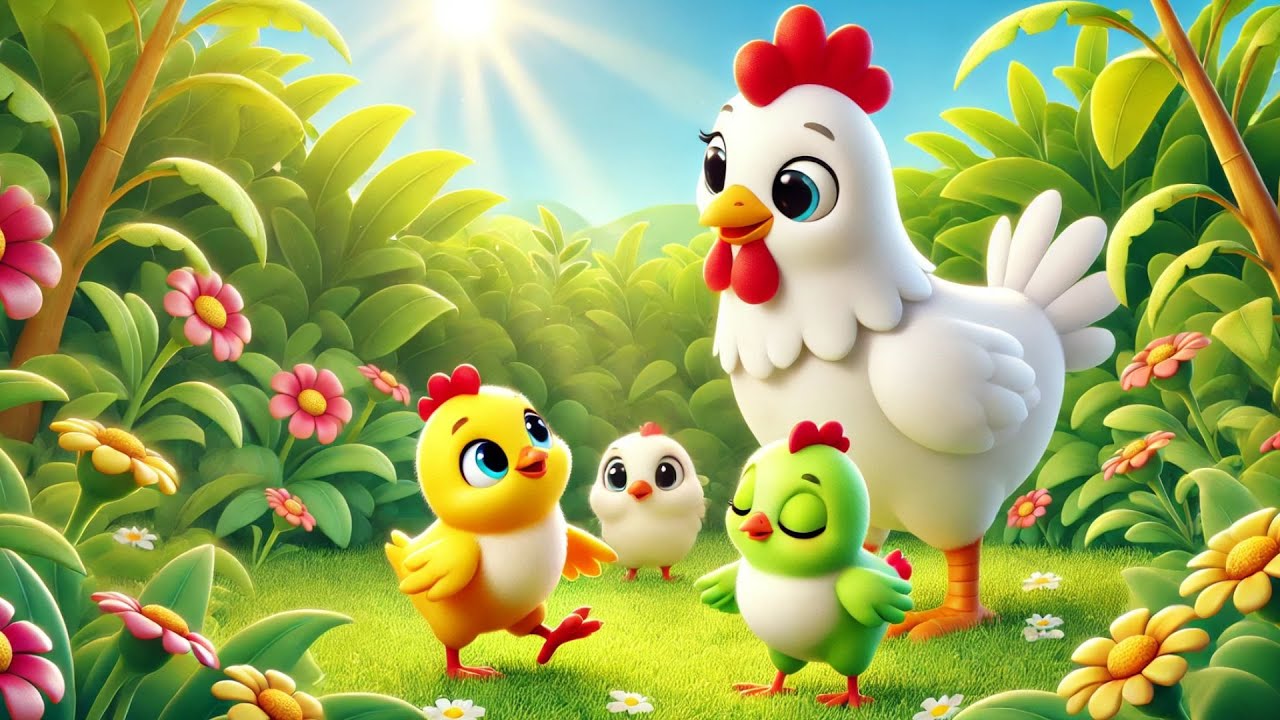 Nhạc Thiếu Nhi Tiếng Việt - Đàn Gà Con Trong Sân - Nhạc Thiếu Nhi 4K Vui Nhộn Hay Nhất Cho Bé