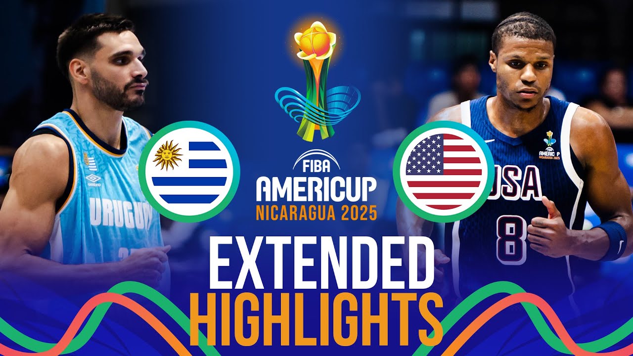 Uruguay 🇺🇾 vs United States 🇺🇸 | Extended Highlights | FIBA AmeriCup 2025
