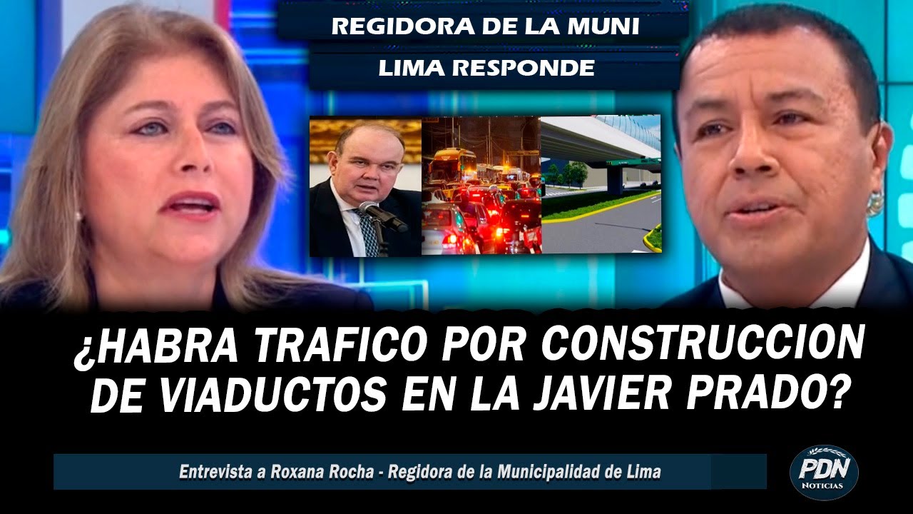 ROXANA ROCHA RESPONDE SOBRE OBRAS EN LA AV. JAVIER PRADO Y CONTROL DE PEAJES QUE DEJA RUTAS DE LIMA