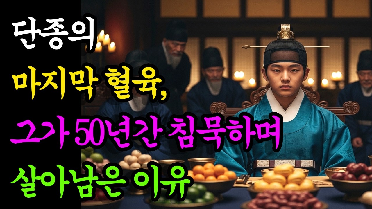 단종의 마지막 혈육, 그가 50년간 침묵하며 살아남은 이유 | 조선역사 | 단종 | 경혜공주 | 오디오북