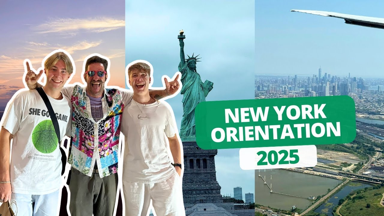 Start ins Auslandsjahr: New York Orientation 2025 und Flug zur Gastfamilie ✈️🏙️🌎
