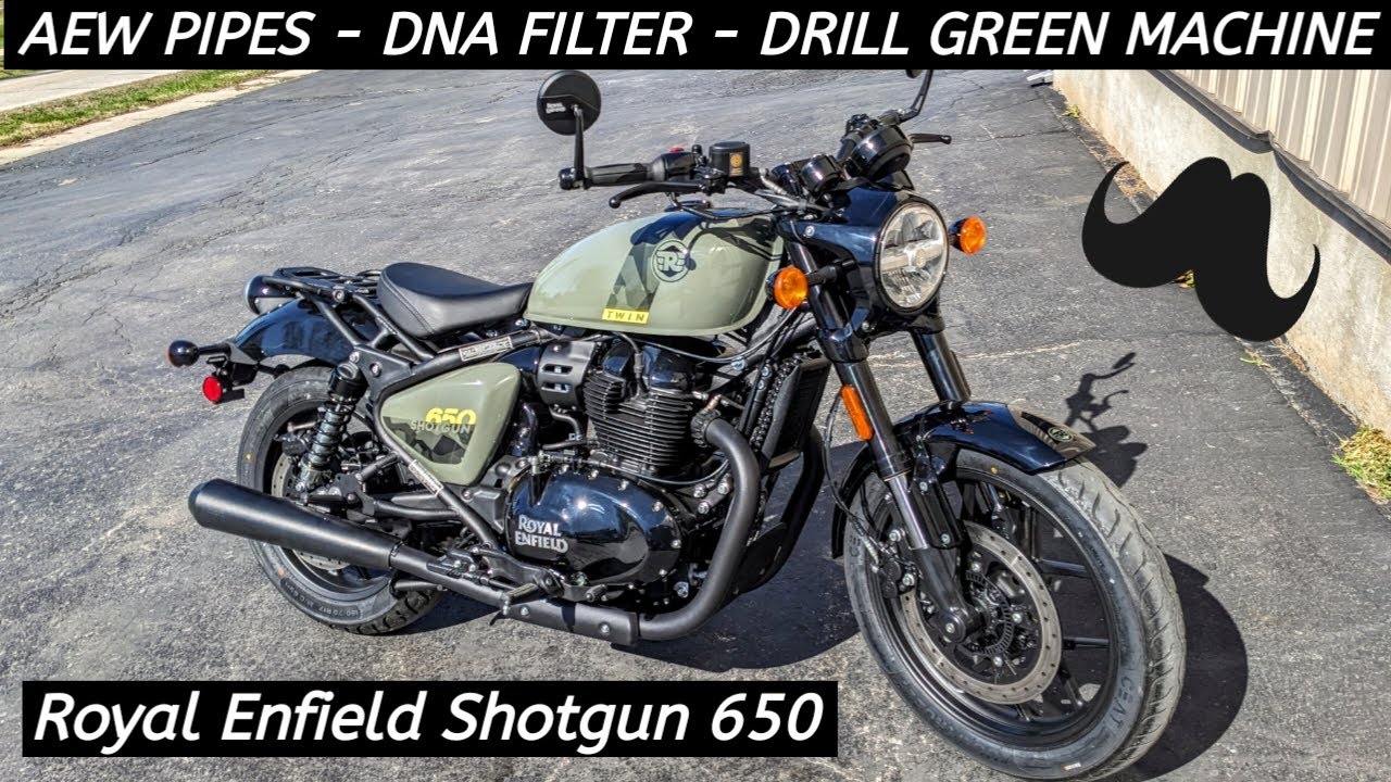 Royal Enfield Shotgun 650 in Drill Green - Wahoo!