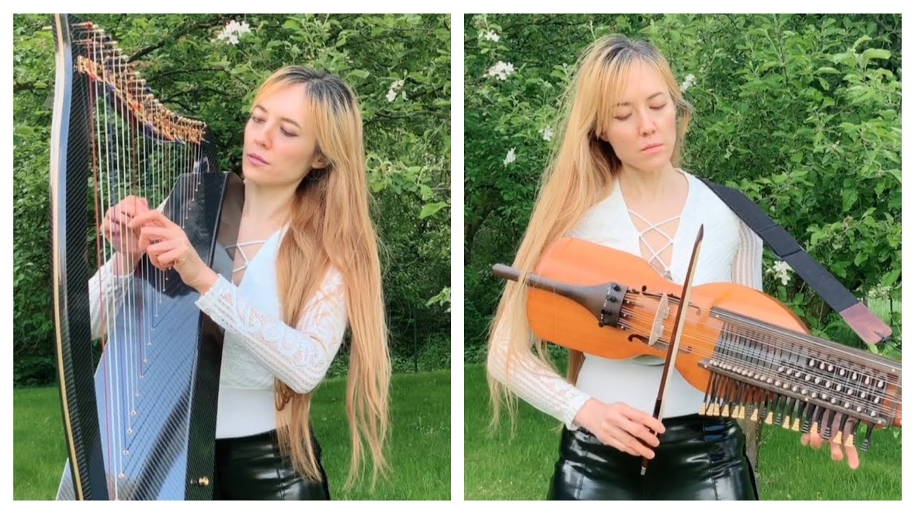 Scarborough Fair - Nyckelharpa & Celtic Harp
