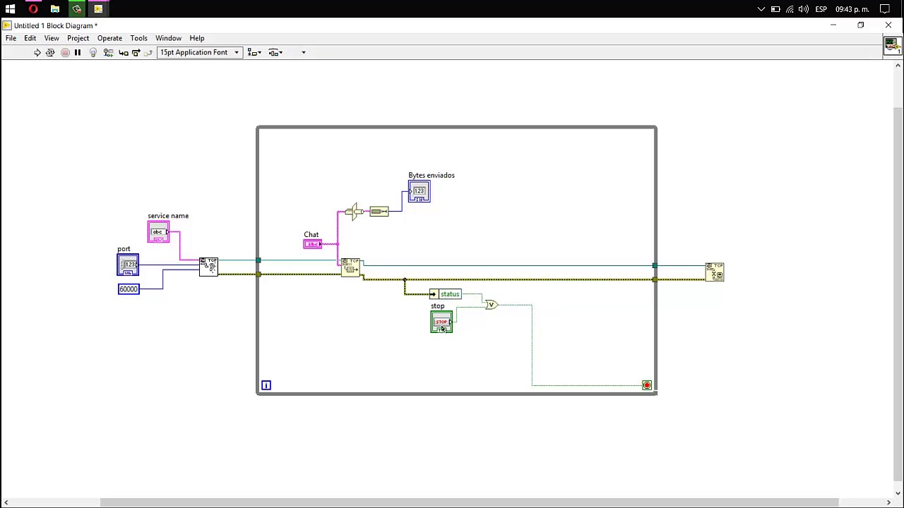 Protocolo TCP/IP LabVIEW