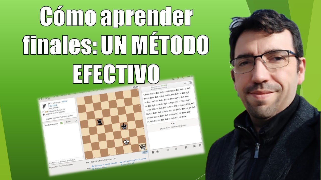 Cómo aprender finales de ajedrez: UN MÉTODO EFECTIVO (2020)