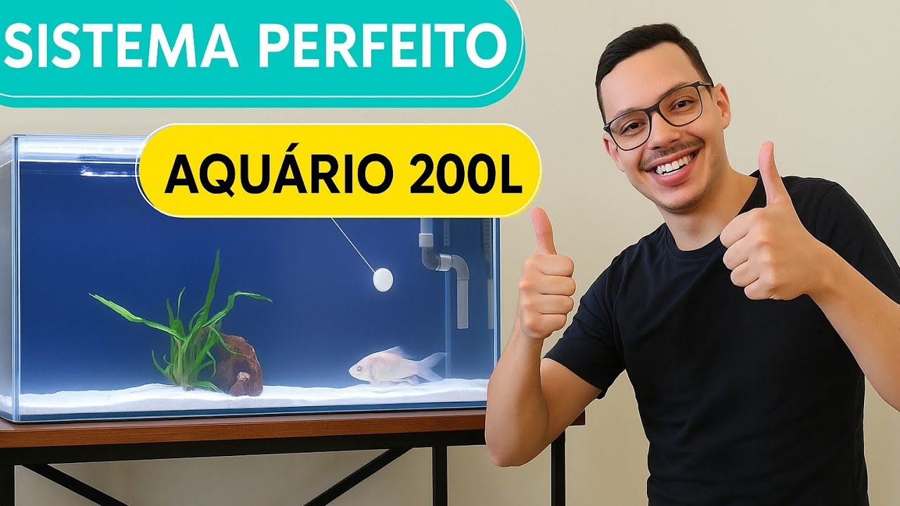 SISTEMA PERFEITO PARA AQUÁRIO DE 200L
